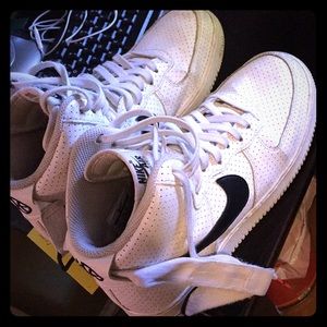 White and Black Air Force 1s